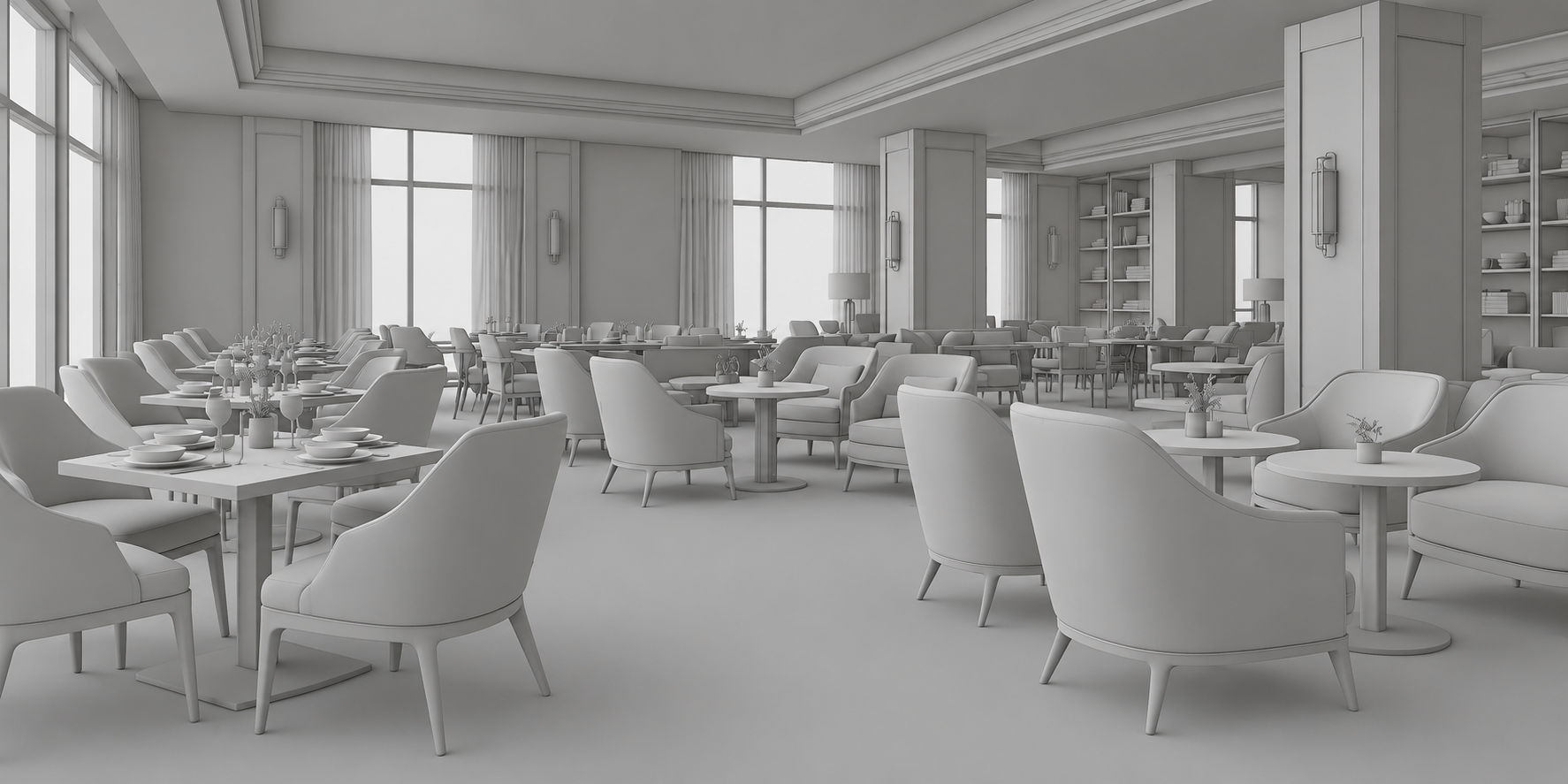 Architectural white model development